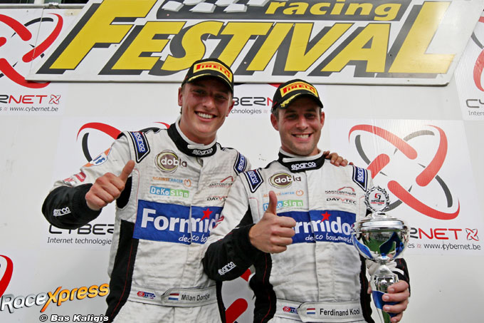 Milan Dontje en Ferdinand Kool winnen op Spa Francorchamps